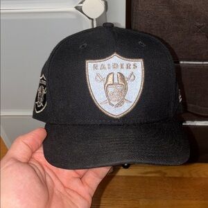 Black Raiders Fitted Cap